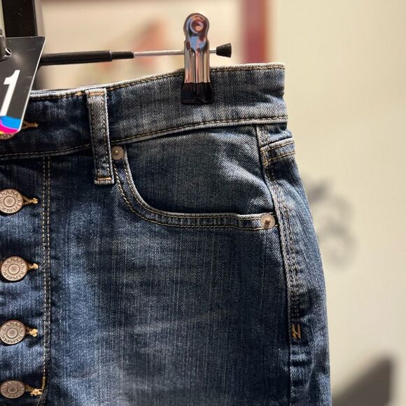 Banana Republic Blue Denim Skirt SIze 2 EUC #DO201 - Picture 4 of 9